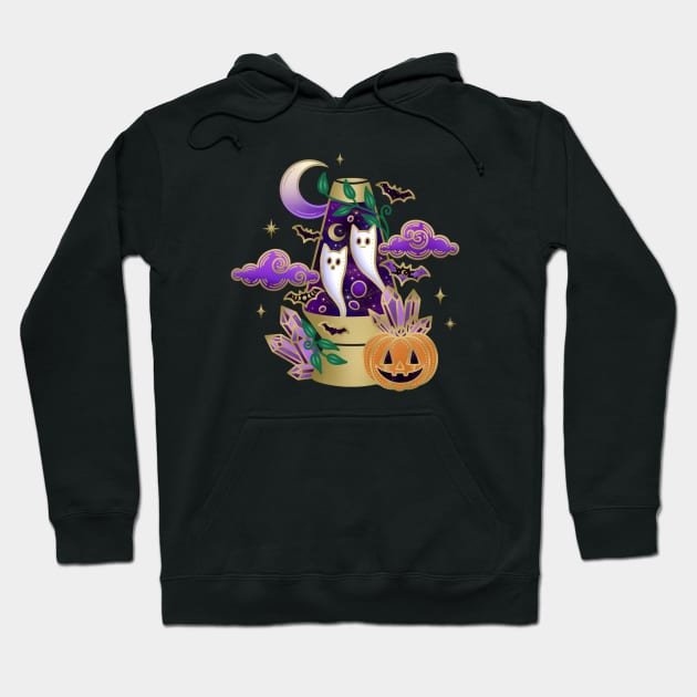 Halloween Crystal Lava Lamp Hoodie by moonstruck crystals